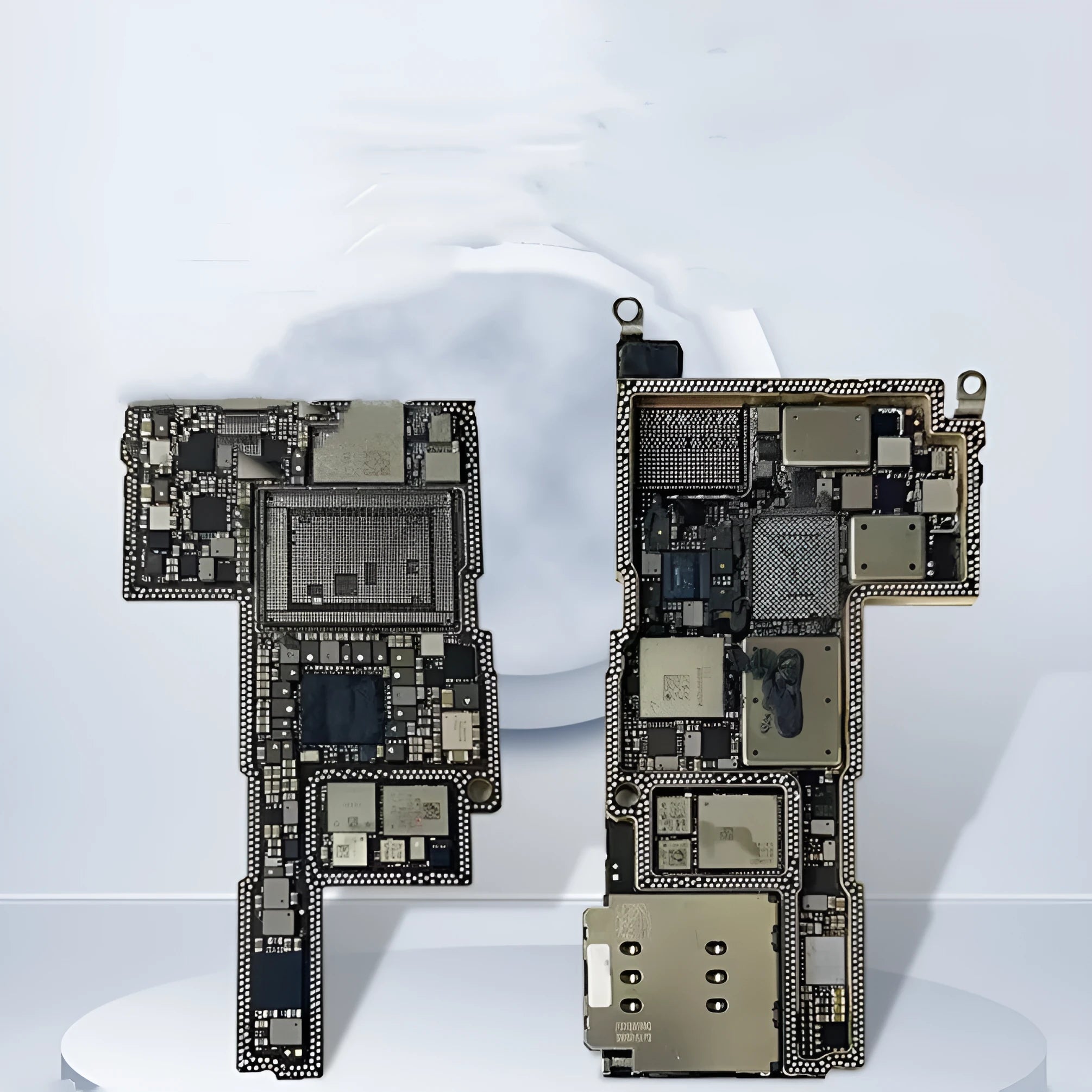 Silver iPhone 13 Pro Mini motherboard grinding replacement board for iPhone 12 series repair