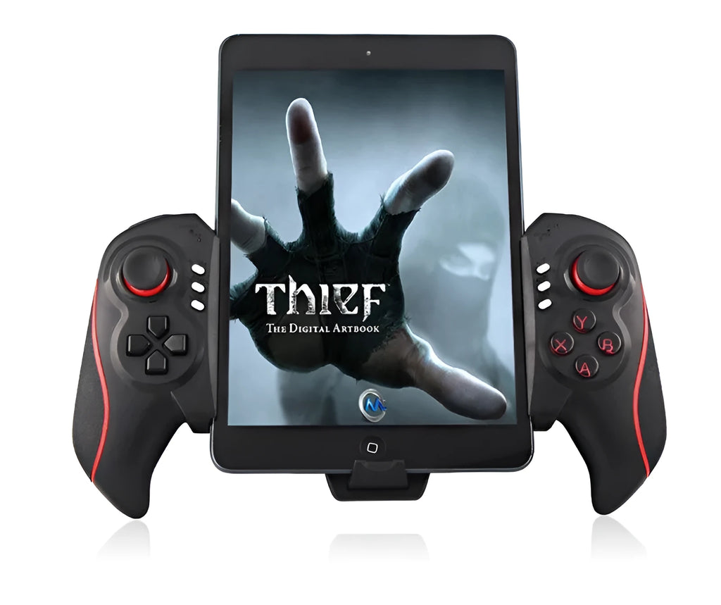 PG-9023 wireless telescopic gamepad controller compatible with Apple iPhone Android and PC devices