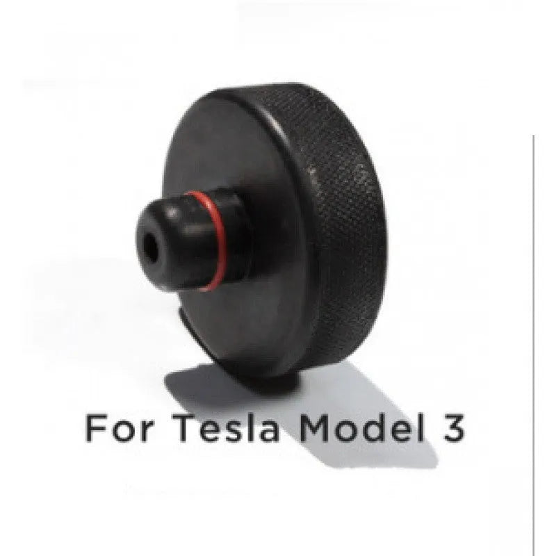 Jack rubber protection pad for Tesla Model 3 in rubber ring pattern colour