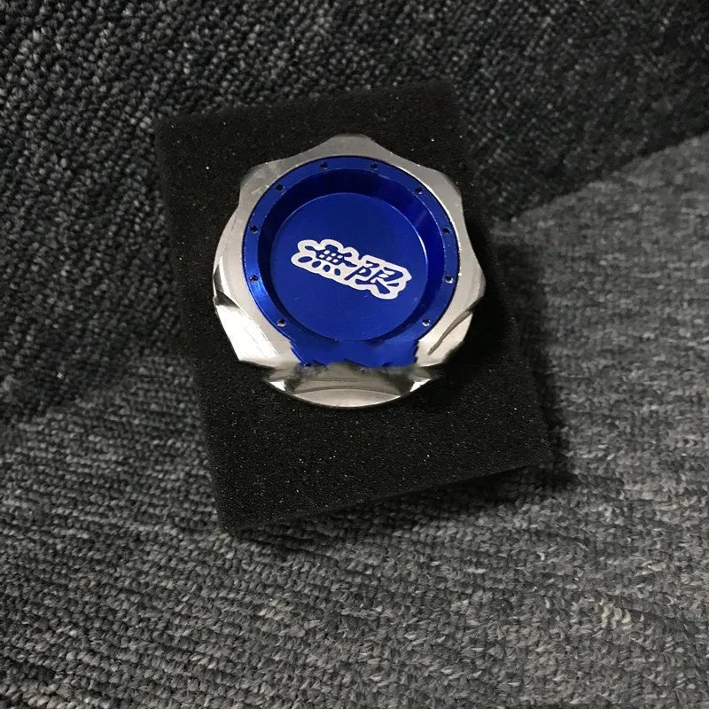 Aluminium alloy oil filter cap for Honda vehicles in six colour options