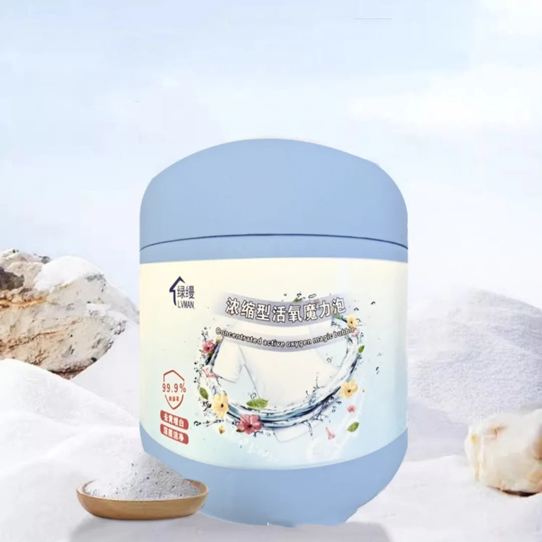 400g bottle of active oxygen bleaching powder for laundry stain removal