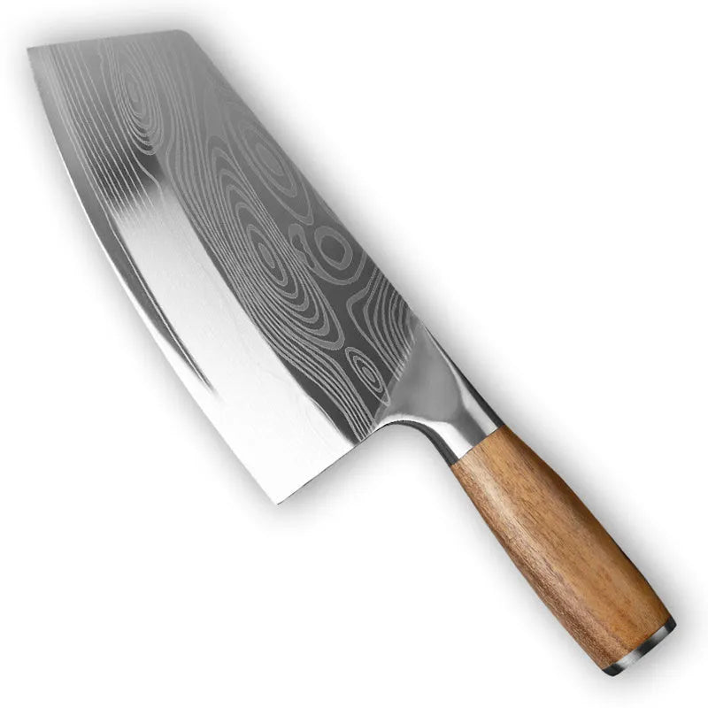40cr13 stainless steel kitchen knife with 320mm length and forged blade construction