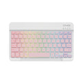 10-inch Bluetooth keyboard with colourful LED backlight for tablets