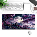 400x900mm black gaming keyboard and mouse pad with precision lock edge design