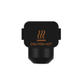 Bambu Lab A1 Mini hot end assembly with hardened steel nozzle and black silicone sock