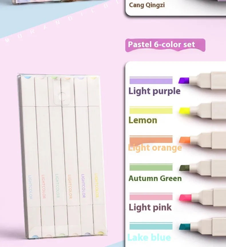 Pack of twelve double-ended fluorescent marker pens in assorted bright colours on a white background.