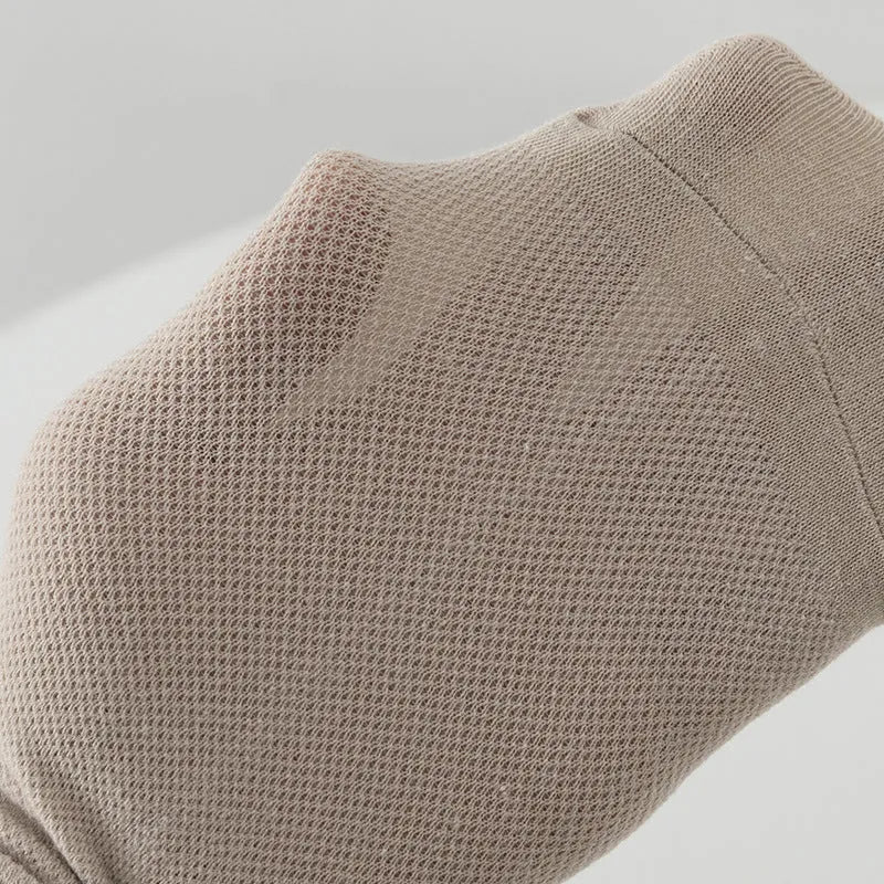 Solid colour low-cut polyester boat socks for men, shown in one of six available colours.