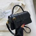 Beige PU leather women's messenger bag showing file compartment and sandwich pocket.