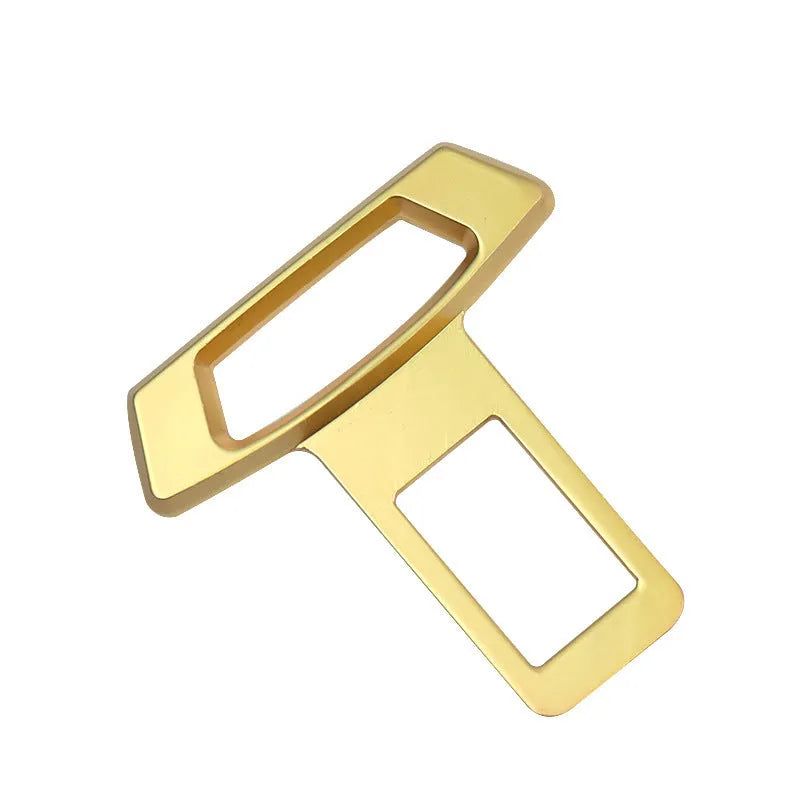 Metal car door panel silencer insert showing three colour options: matte black, gold, and silver