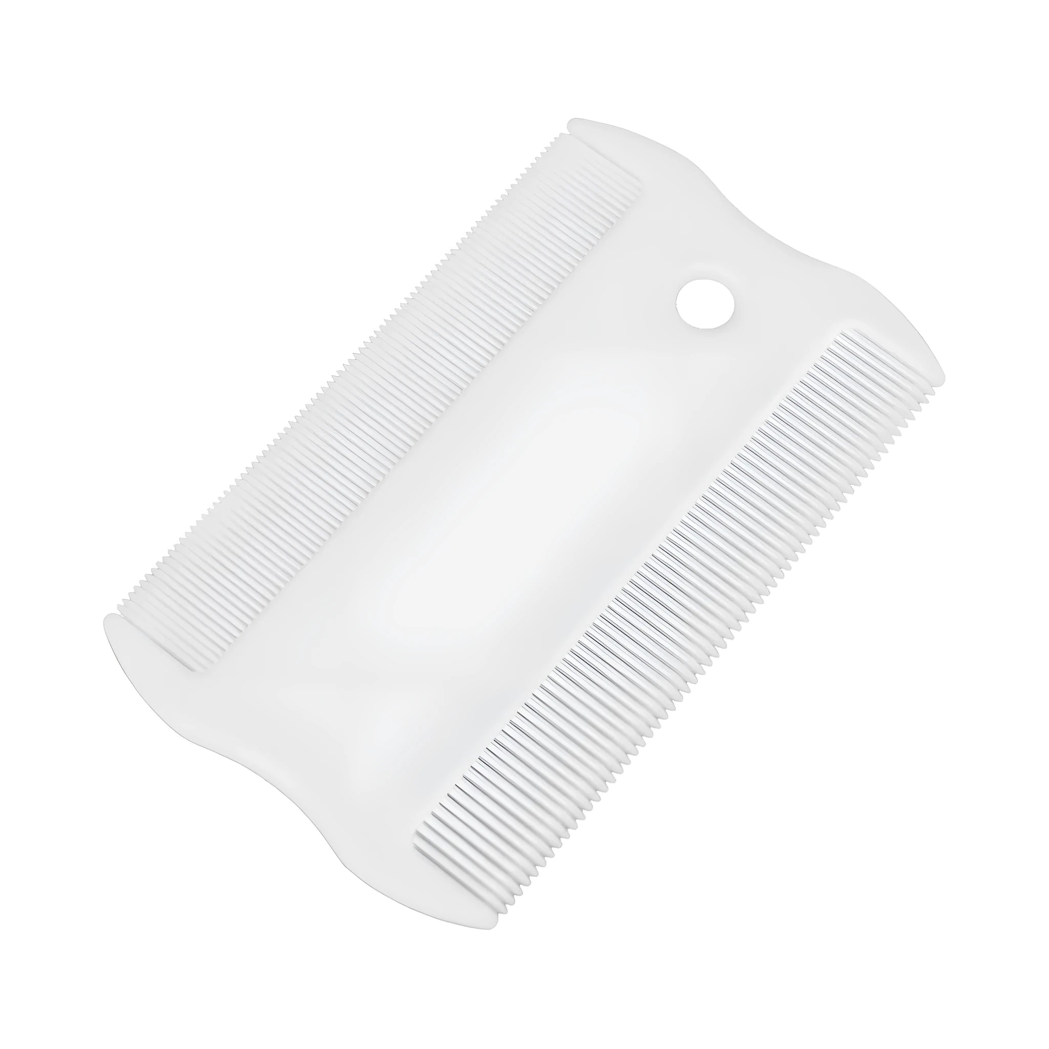 Double-sided pet flea comb with dense teeth design for dogs and cats