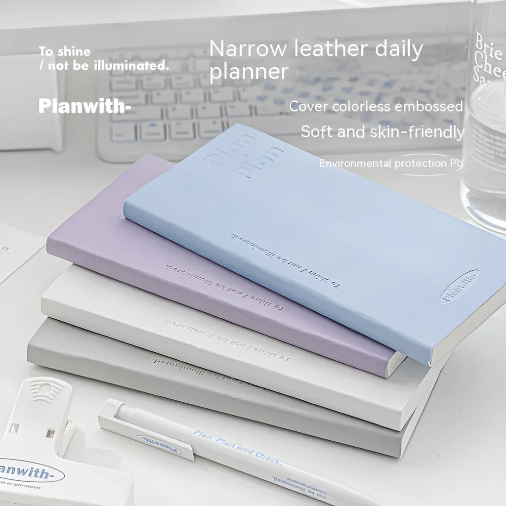 A5 embossed meter notebook showing cover colour options with 80 pages of 100g white cow paper