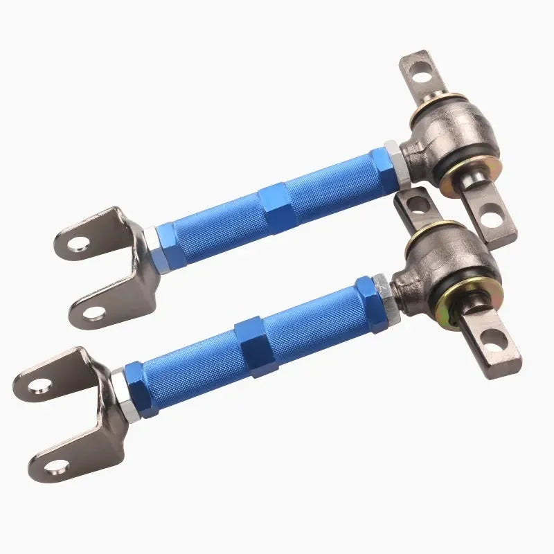 Blue aluminium alloy rear wheel recliner pull rod for Honda Civic EP3