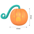 Electric cat toy ball with luminous design in watermelon or pumpkin pattern