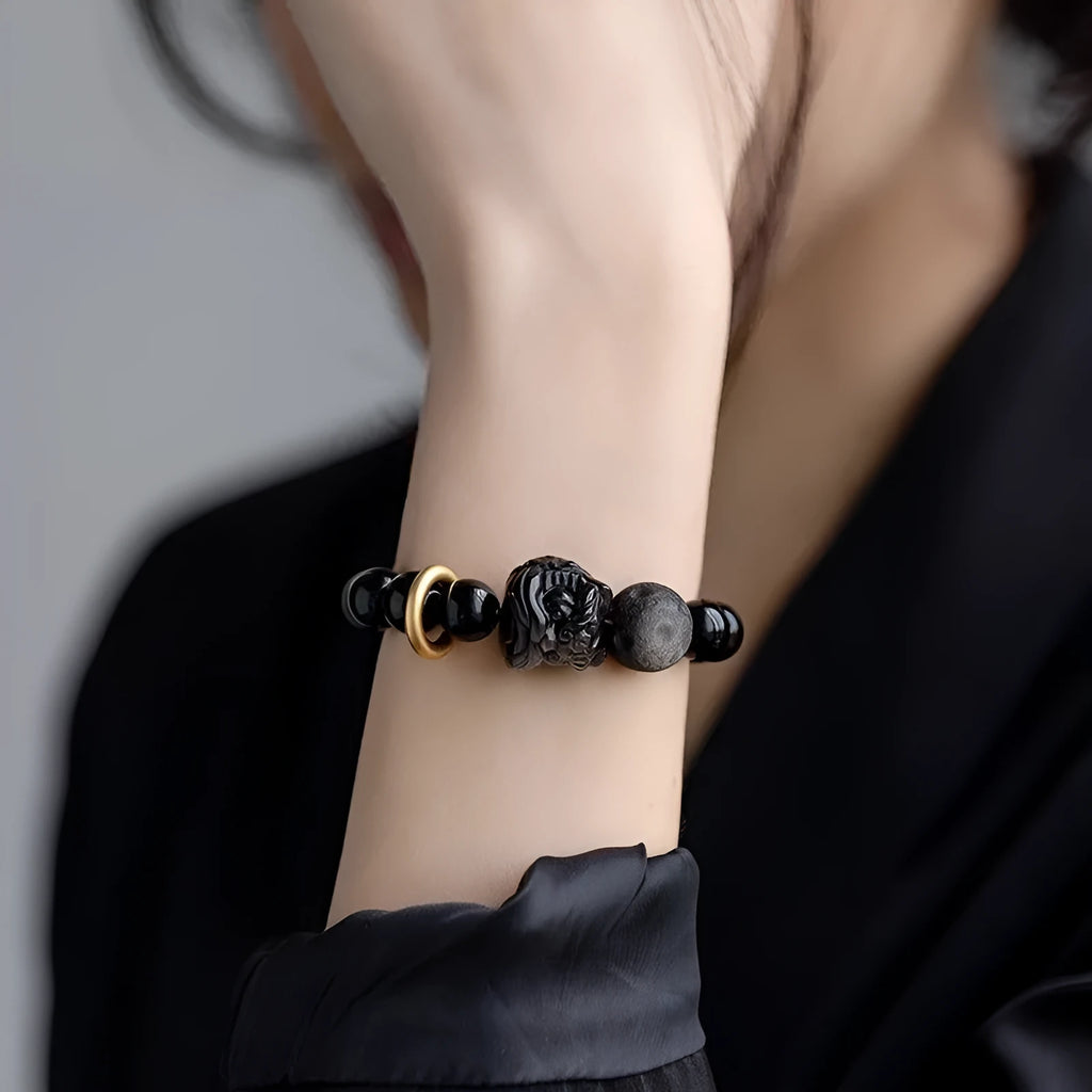 Fashion resin bracelet for men and women in S519 colour on flat surface