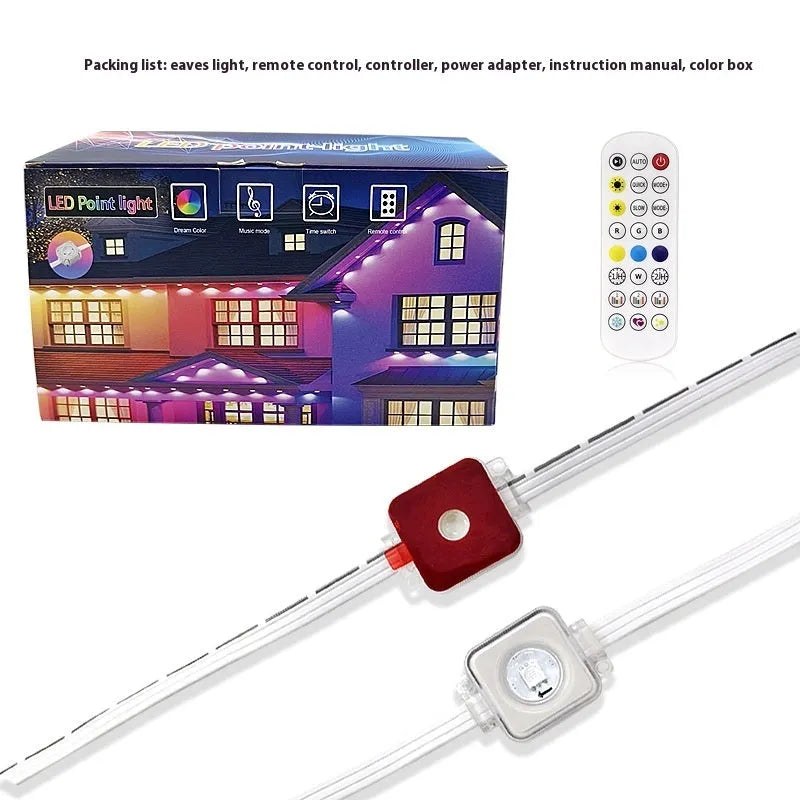Outdoor string lights with planets design and remote control for courtyard decoration