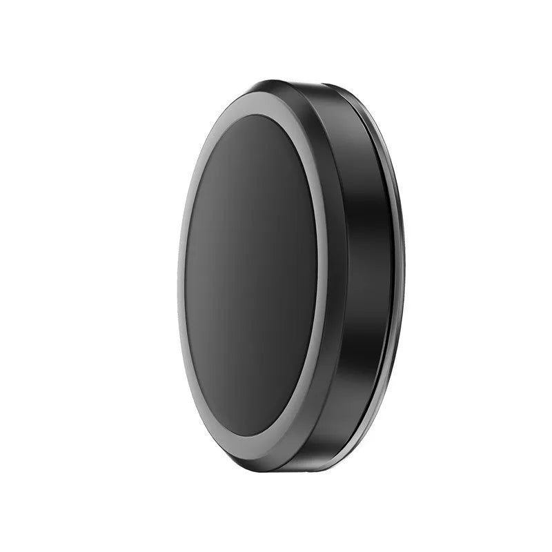 Obsidian black alloy magnetic phone holder with centripetal force design and mounting accessories