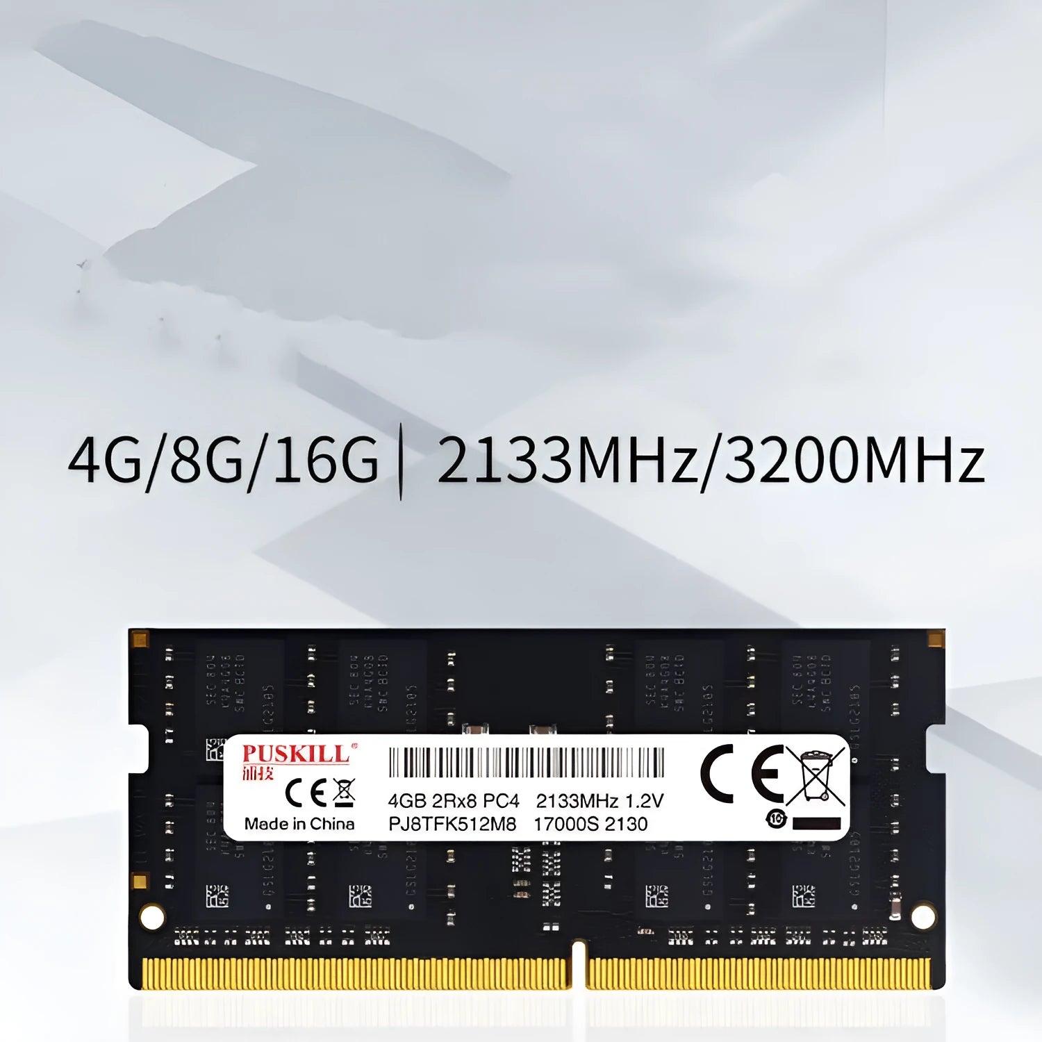 16GB DDR4 laptop memory module with 260-pin connector for notebook computer upgrades