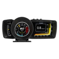 A600 OBDII monitor driving computer with HD screen showing vehicle diagnostics and GPS navigation display