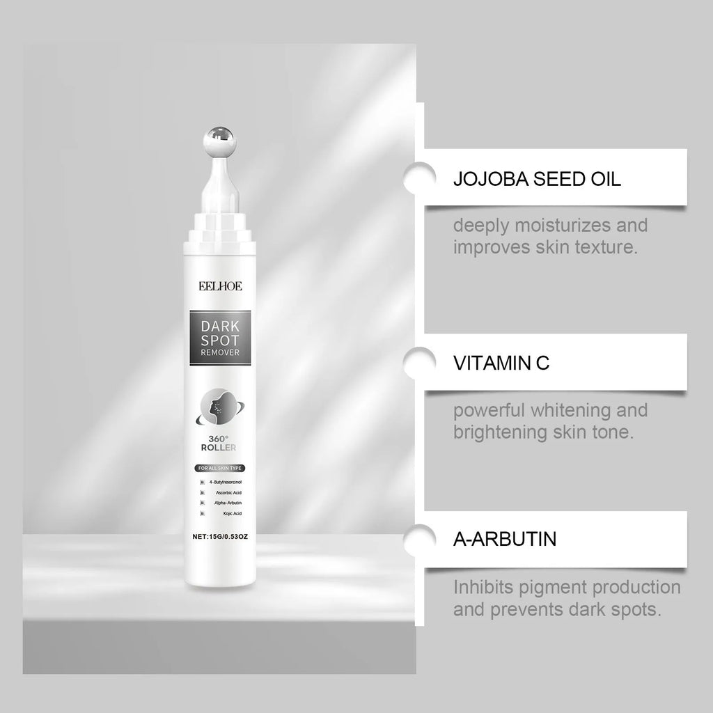 15g jar of facial essence cream with jojoba oil and brightening ingredients