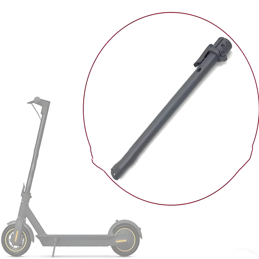 Black folding upright pole accessory for Nanbo No. 9 electric scooter.