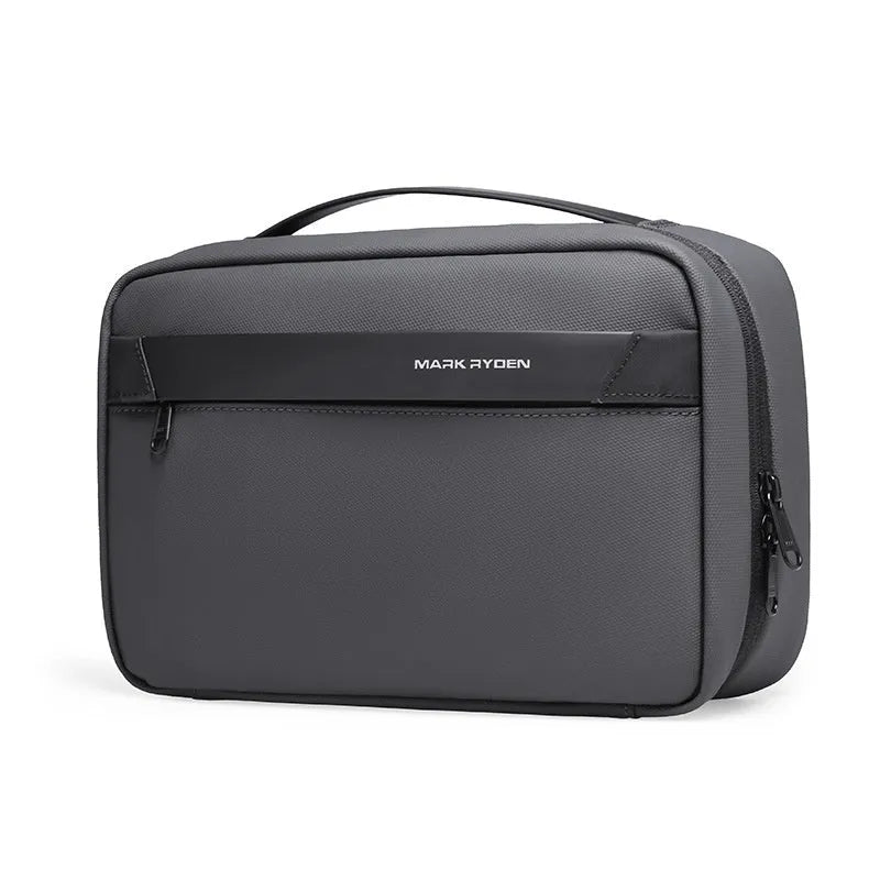 Oxford cloth toiletries storage bag with wet-dry separation compartments and multi-layer interior organisation