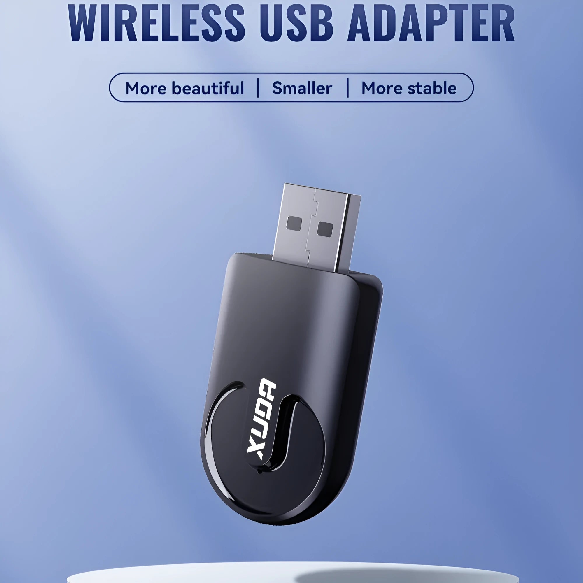 Small black CarPlay USB interface adapter showing dimensions 26x55x13mm