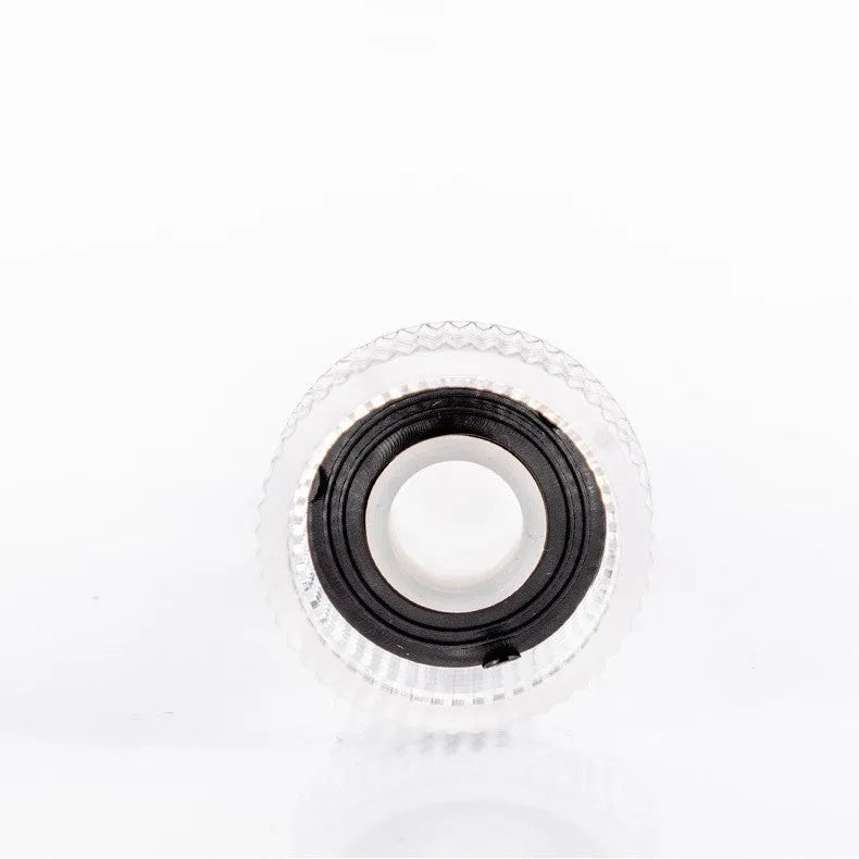 Transparent plastic inlet joint for Karcher pressure washers with 3cm diameter connector