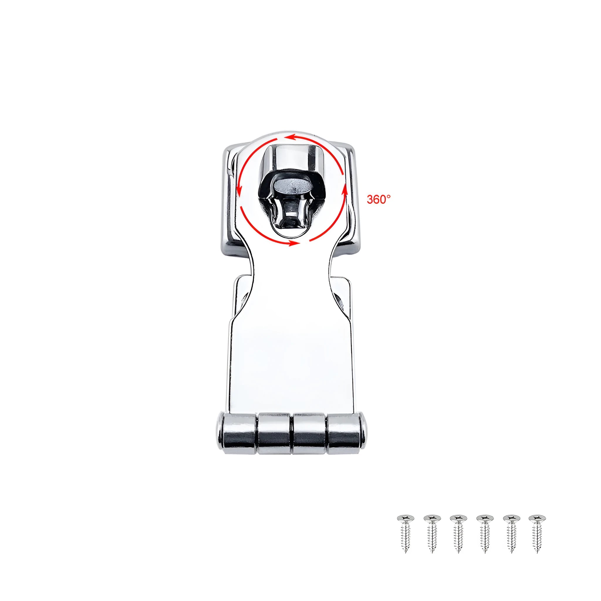 304 stainless steel lock hasp latch bolt with mirror finish for drawer and cabinet security