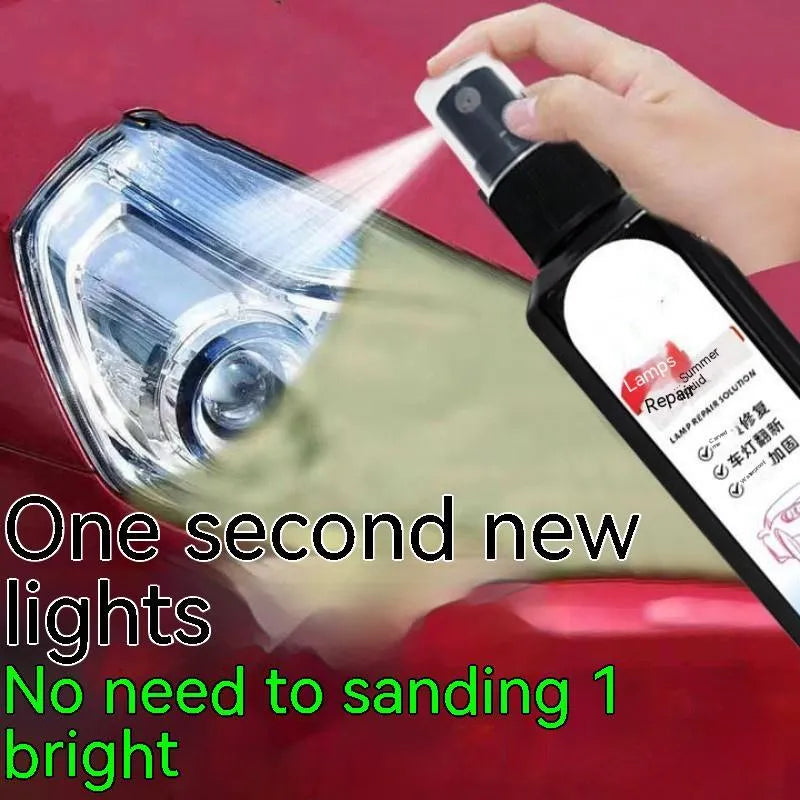 100 ml bottle of car headlight restoration liquid for plastic lens polishing