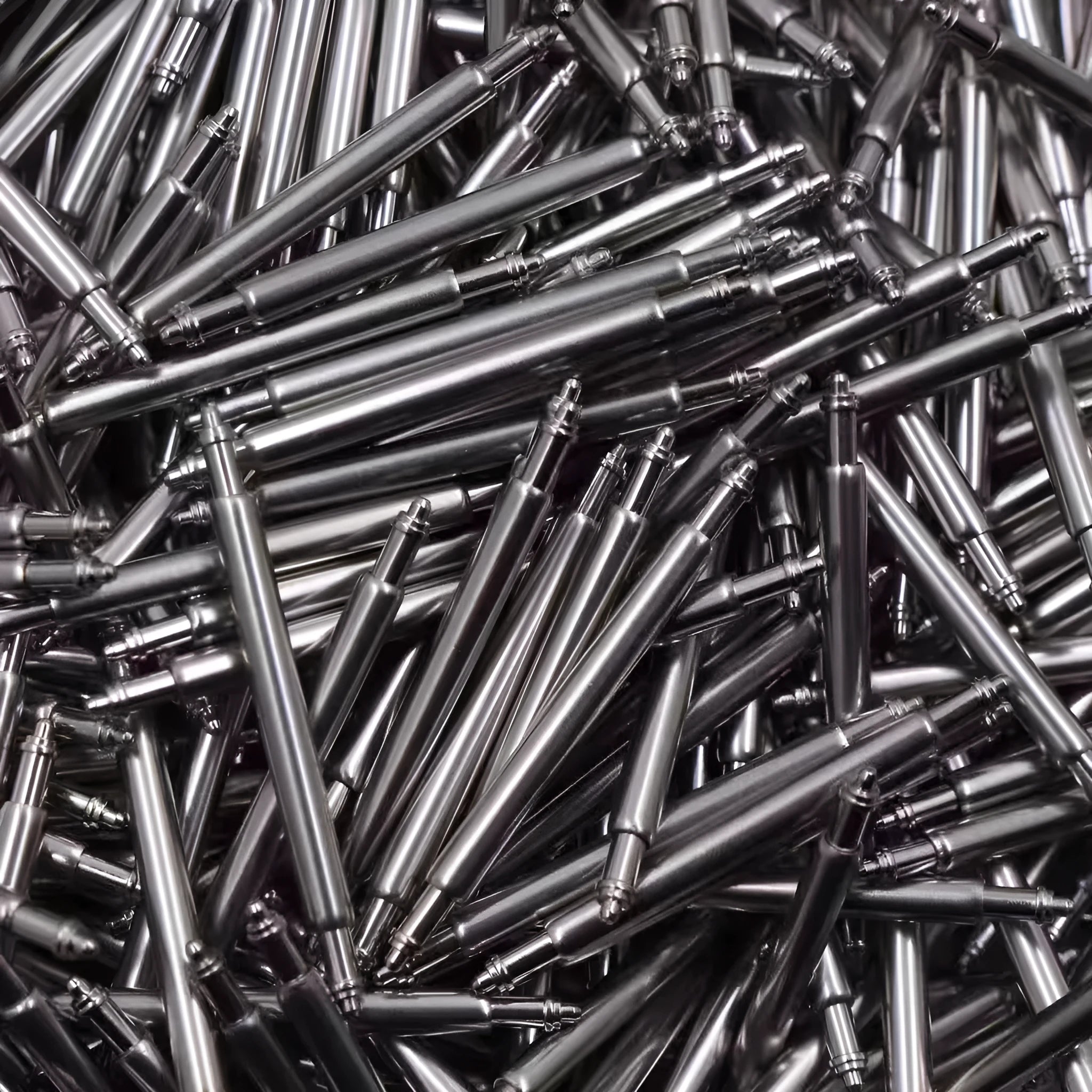 Watch bolt auricular needle spring shaft in six sizes from 21mm to 26mm