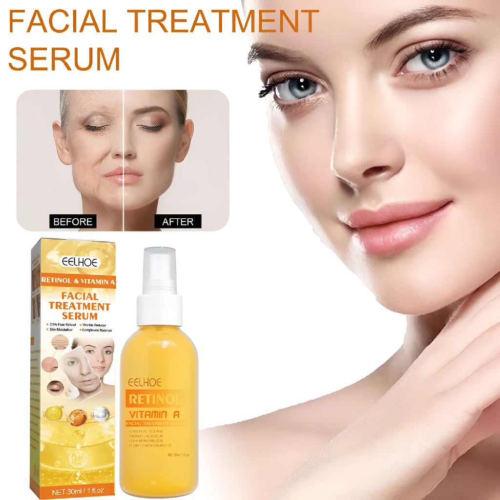 30ml retinol anti-wrinkle essence spray in boxed packaging for facial skincare