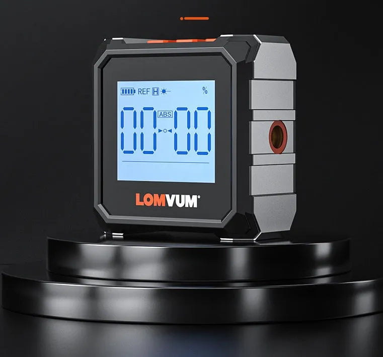 Digital laser infrared tape measure with alloy casing and magnetic absorption features for professional measurement