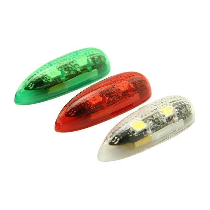 V3 wireless charging waterproof navigation light for model ships and cars with red, green, and white LEDs