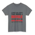 Grey women's cotton t-shirt with printed pattern design and short sleeves
