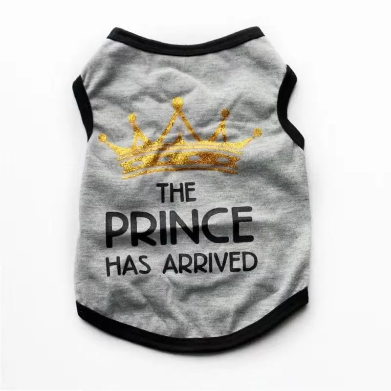Lightweight cotton dog vest for puppies in various colours and sizes