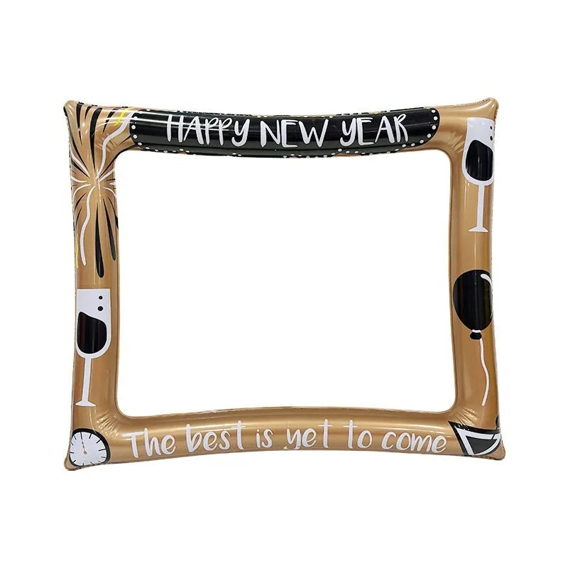Christmas inflatable PVC photo frame for youth photography and coordination training