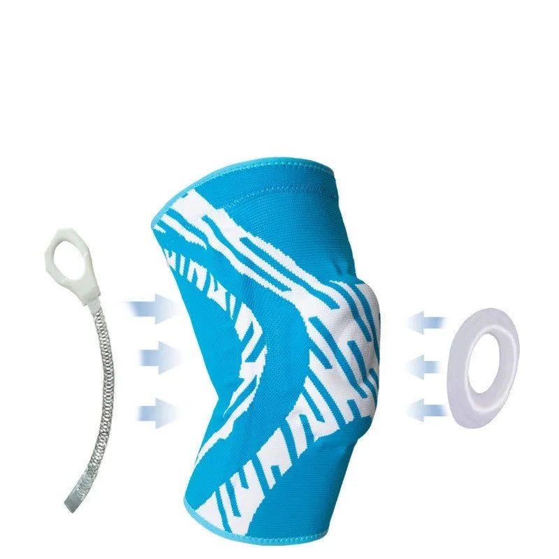 Men's basketball knee pads in nylon with knee protection