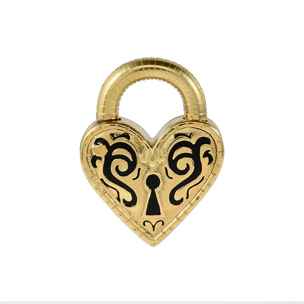 A pair of heart-shaped stud earrings in stainless steel with a choice of gold or steel electroplated colour.