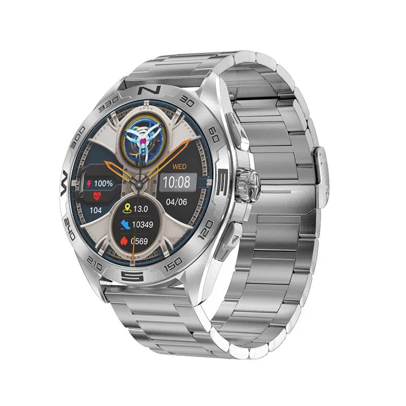Smart watch with health monitoring features including blood pressure and blood oxygen detection