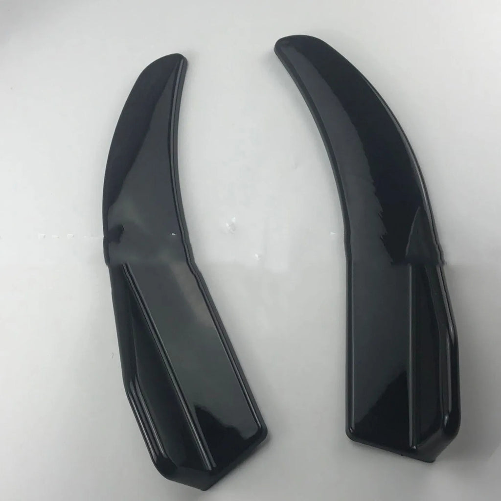 ABS car front and rear deflector light for General Motors vehicles in bright black finish