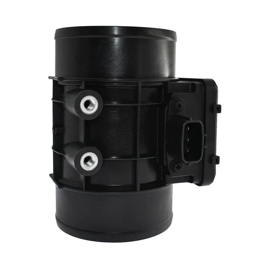 Black plastic air flow meter for automotive engine management with standard specifications