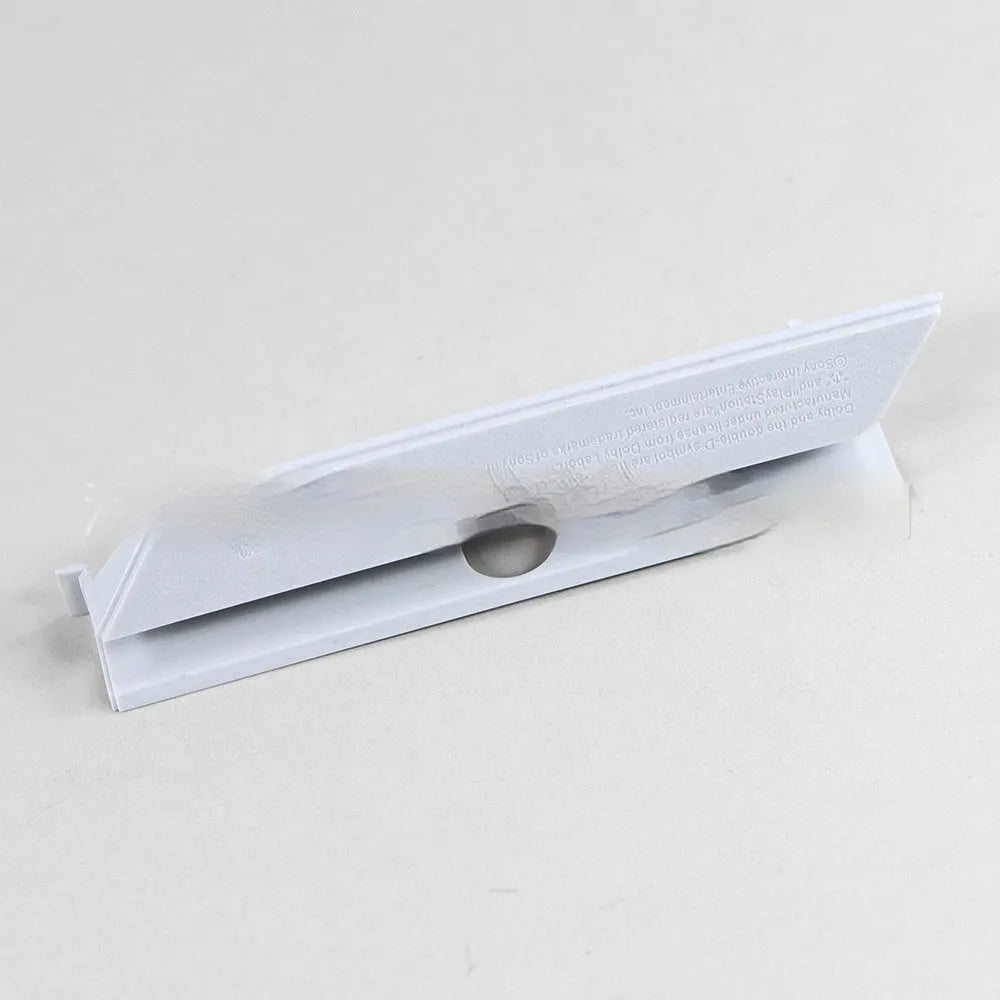 Black and white plastic hard drive baffle cover for 3.5-inch desktop PC drives