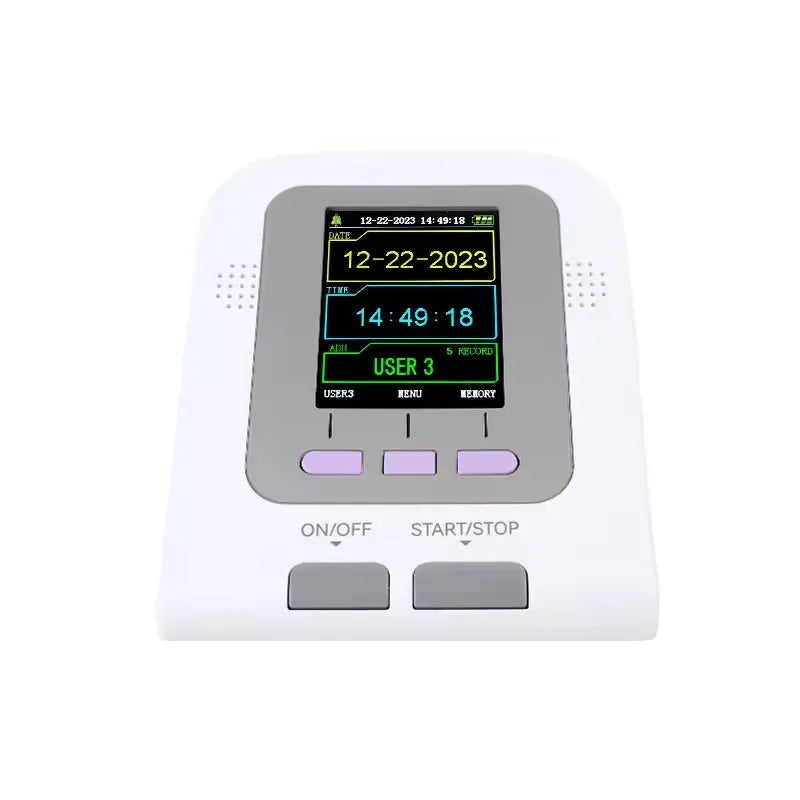CONTEC08A veterinary digital blood pressure monitor with colour LCD display and animal cuff