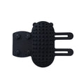 Silicone pet grooming comb with adjustable strap in assorted colours for cats and dogs