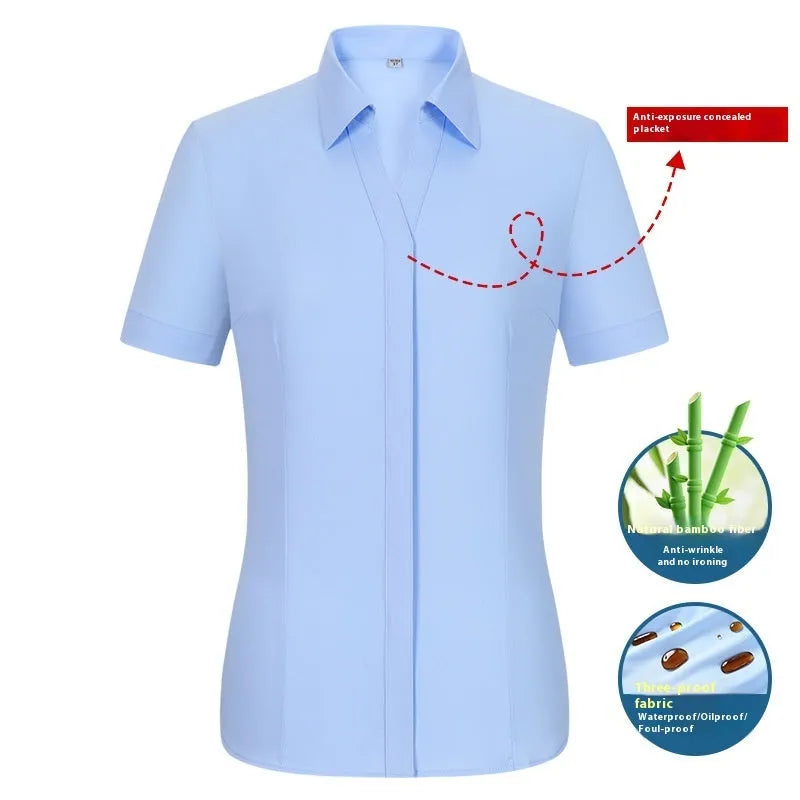 Men's slim fit long sleeve bamboo fibre shirt in solid colour with square collar