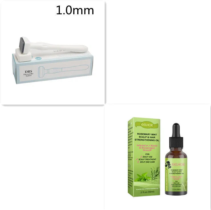 59ml bottle of rosemary mint hair growth fluid for scalp massage and root nourishment