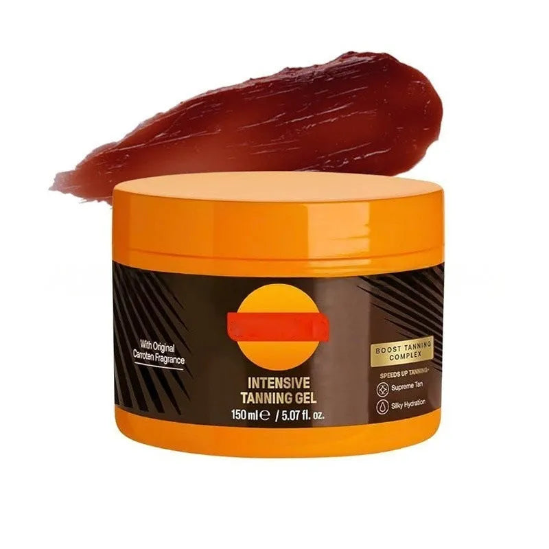 Sun tanning gel black cream lotion 150g in Brown colour pot
