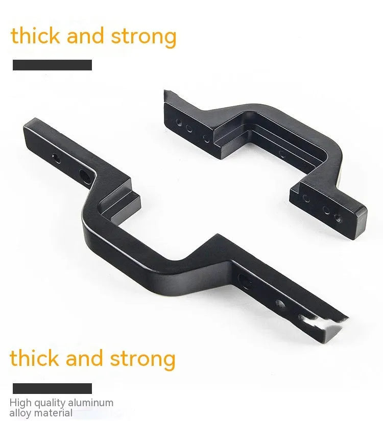 Black aluminium alloy LED reverse light mounting bracket for Jeep Wrangler off-road vehicles