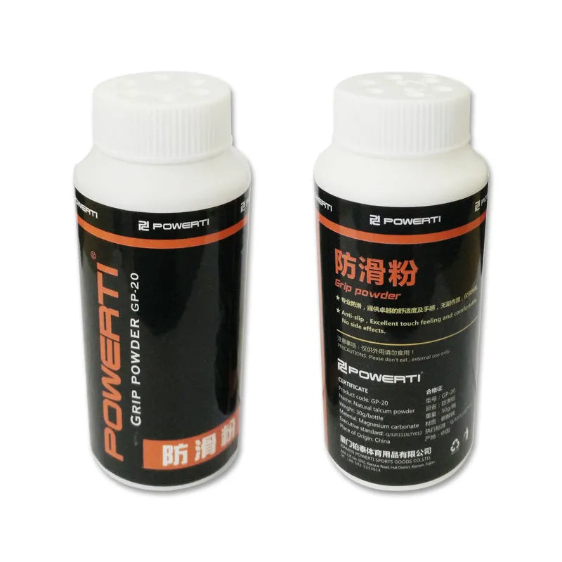 White magnesium carbonate sports anti-slip powder container for badminton tennis weightlifting grip
