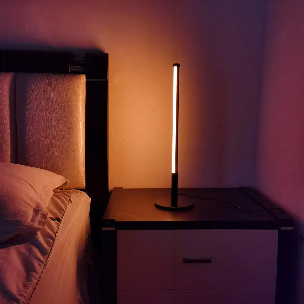 Black retro aluminium alloy decorative lamp with LED lighting for room atmosphere